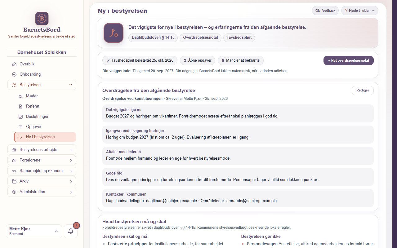 Ny i bestyrelsen